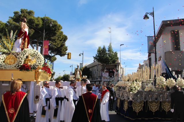 La alegría del Encuentro del Domingo de Resurrección cierra la Semana Santa Pinatarense