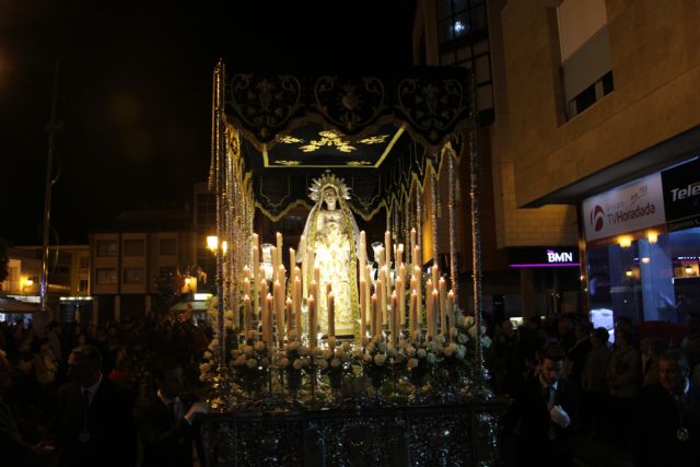 La Virgen de los Dolores anuncia el comienzo de las procesiones pinatarenses