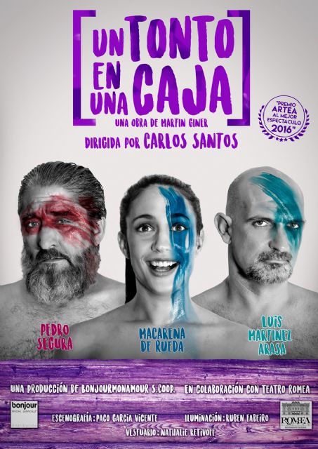 La obra 'Un tonto en una caja', dirigida por Carlos Santos, vuelve a San Pedro del Pinatar