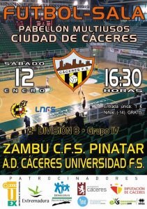 Zambú CFS Pinatar comienza el año defendiendo la cuarta plaza en Cáceres