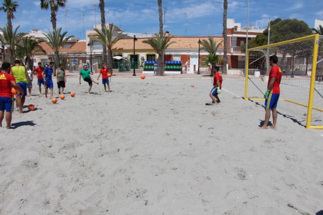 La selección Española absoluta de fútbol playa se concentra en San Pedro del Pinatar