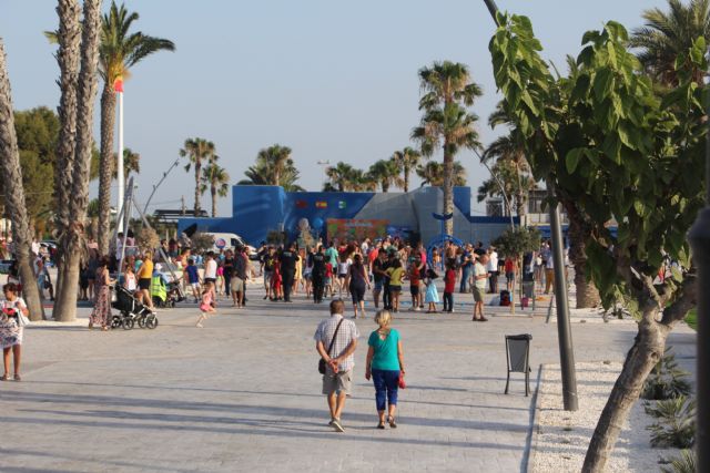 El parque del Mar Reyes de España se transforma en un espacio de ocio familiar al aire libre en Lo Pagán