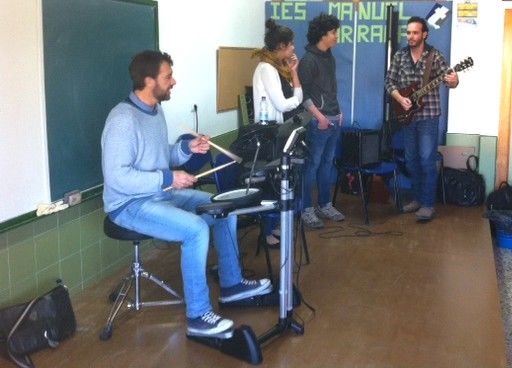 El Aula de Música Moderna realiza sesiones musicales en los institutos de San Pedro del Pinatar