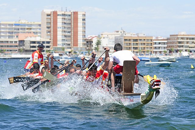 La Asociación Deportiva Pinatarense se proclamó campeona absoluta del II Festival Internacional de Dragon Boat