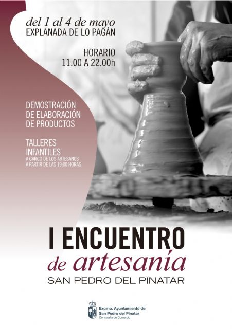 La explanada acoge el I Encuentro de Artesanía de San Pedro del Pinatar del 1 al 4 de mayo