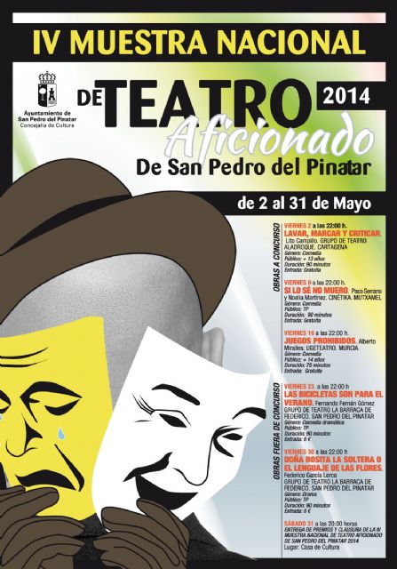 La IV Muestra de Teatro Aficionado de San Pedro del Pinatar premia las mejores representaciones amateur