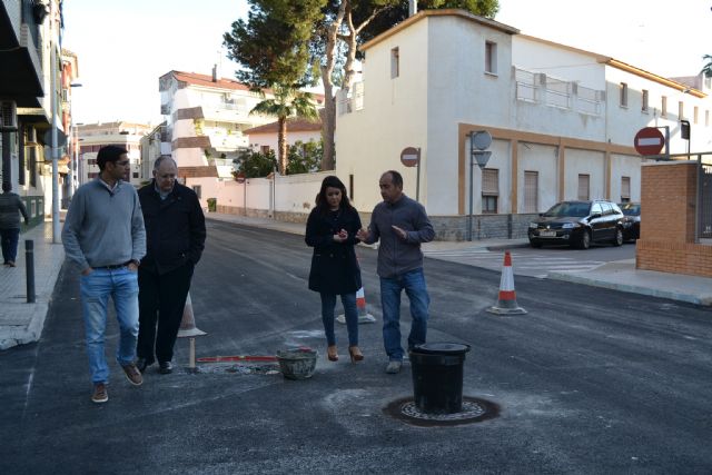 El Ayuntamiento renueva el asfaltado de la Avda. Salcillo de Lo Pagán