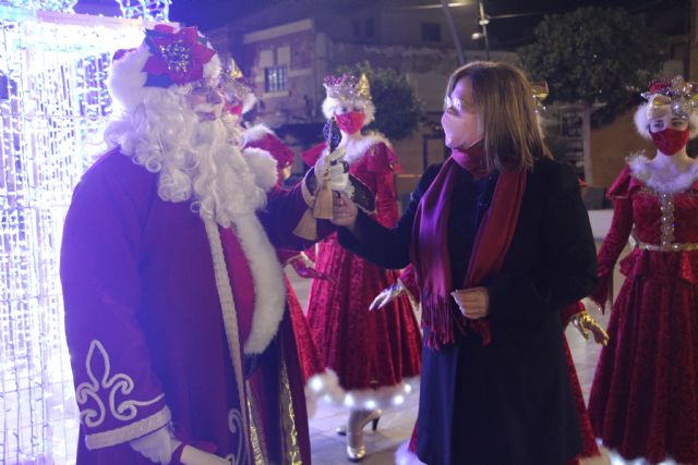 Espectacular llegada de Papá Noel a San Pedro del Pinatar