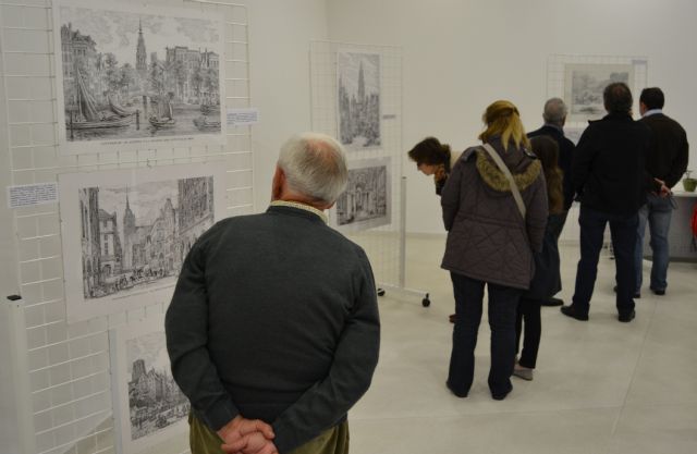 Juan Martínez Pedrero retrata las ciudades europeas del siglo XIX en la exposición “Huellas del pasado”