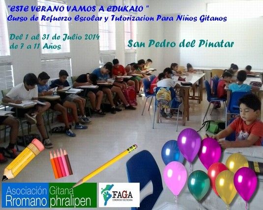 Escuela de Verano para niños Gitanos