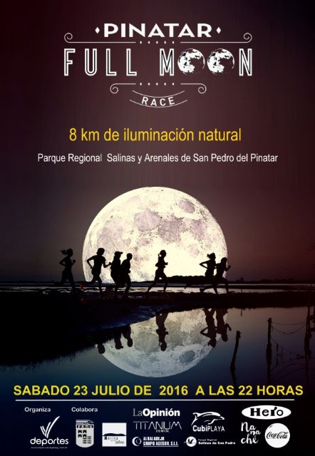 El 23 de julio, la luna llena espera en San Pedro del Pinatar