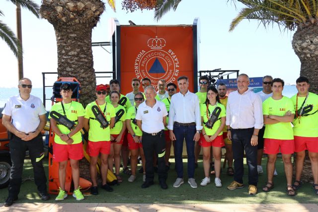 San Pedro del Pinatar cuenta con 48 socorristas para la vigilancia de sus playas este verano