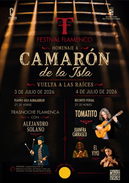 El Festival de Flamenco 'Vuelta a las Raíces' convierte San Pedro del Pinatar en capital del flamenco durante dos noches