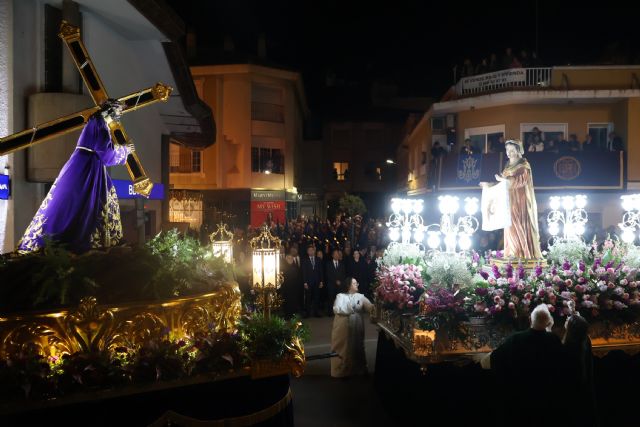 La Semana Santa de San Pedro del Pinatar vive el emotivo Encuentro del Jueves Santo