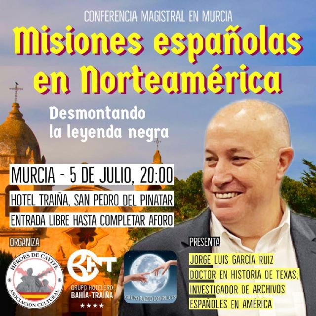 Conferencia sobre la presencia española en los EEUU en San Pedro del Pinatar