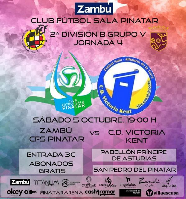 Zambú CFS Pinatar quiere volver a la senda de la victoria ante el C.D. Victoria Kent F.S