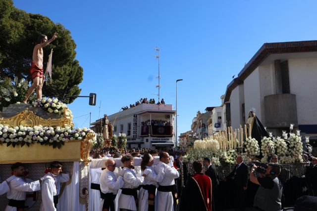 San Pedro del Pinatar se rinde al júbilo del Encuentro en el Domingo de Resurrección