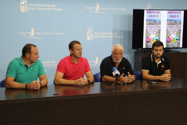 San Pedro del Pinatar acoge la primera prueba del I Circuito regional de Bádminton playa