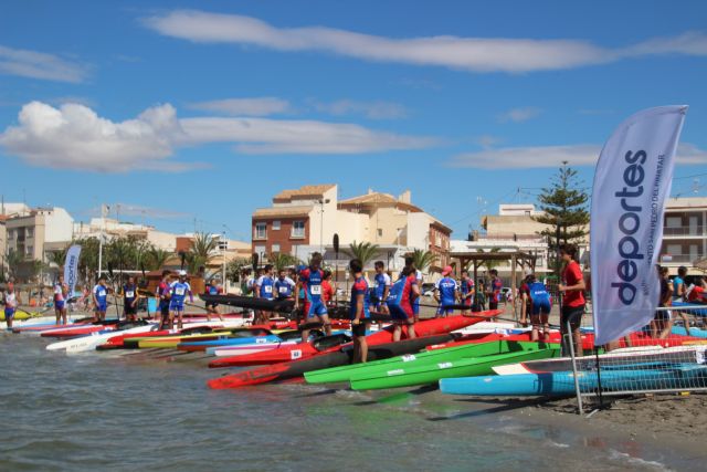 Éxito del AD Pinatarense en la III Regata autonómica de piragüismo