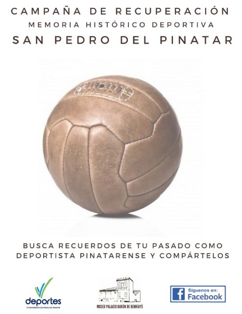San Pedro del Pinatar busca la colaboración de sus vecinos para recuperar la historia del deporte local