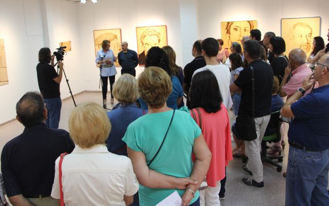 Bernardo Fernández Amor, 'Nardi' muestra sus pirograbados en San Pedro del Pinatar