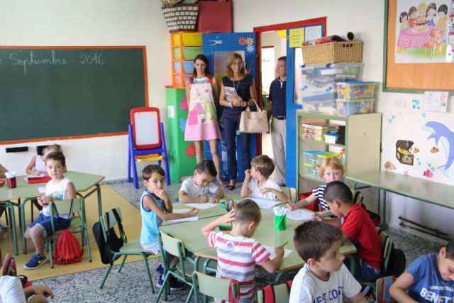 Más de 3.000 niños comienzan el curso en los nueve colegios de San Pedro del Pinatar