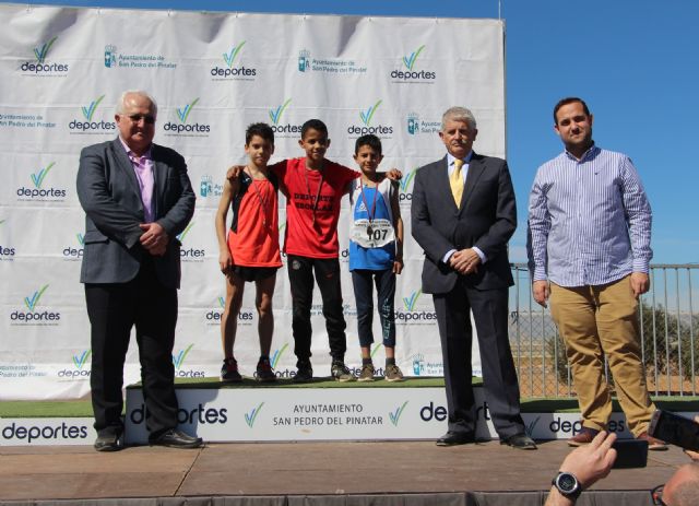 900 niños participan en la final regional de campo a través benjamín y alevín celebrada en San pedro del Pinatar