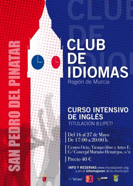 El 'Club de Idiomas' de Juventud llega a San Pedro del Pinatar del 16 al 27 de mayo