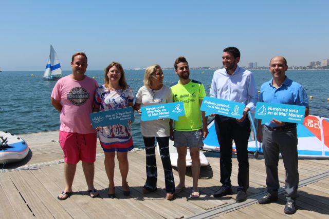 Los jóvenes podrán disfrutar de actividades náuticas en el Mar Menor por un euro este verano gracias a los 'Días azules'