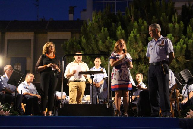 La Unidad de Música de la Academia General del Aire      ofreció un concierto en honor a la Virgen del Carmen