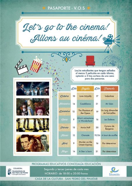 'Let's go to the cinema' - Allons au cinema!'