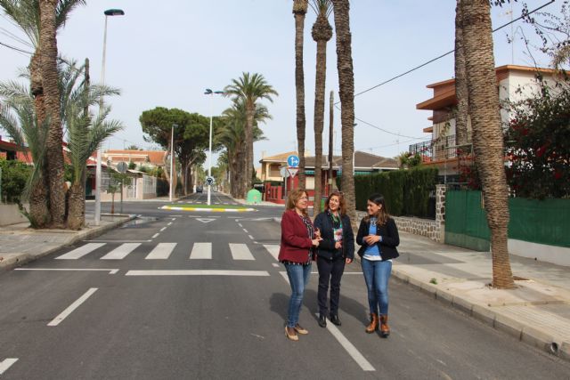 El Ayuntamiento acomete una mejora integral de la Avenida de Las Palmeras en Lo Pagán