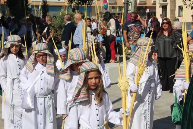 San Pedro del Pinatar celebra el Domingo de Ramos con la procesión de Las Palmas y Jesús Triunfante