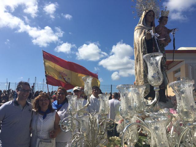 El director general de Puertos participa en los festejos de la Virgen del Carmen en San Pedro del Pinatar