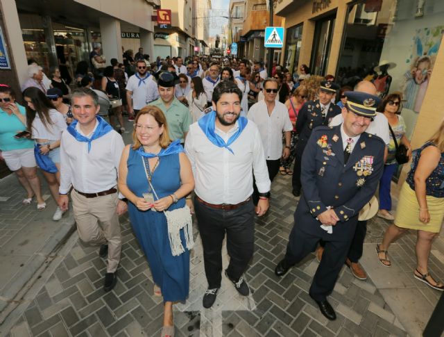 López Miras participa en la romería de la Virgen del Carmen en San Pedro del Pinatar 2019