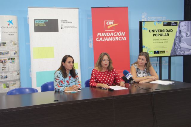 La Universidad Popular renueva su oferta formativa para el curso 2019-2020 con 62 cursos en diferentes áreas