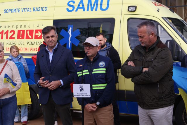 San Pedro del Pinatar dona una ambulancia a la Asociación Técnicos en acción para uso humanitario