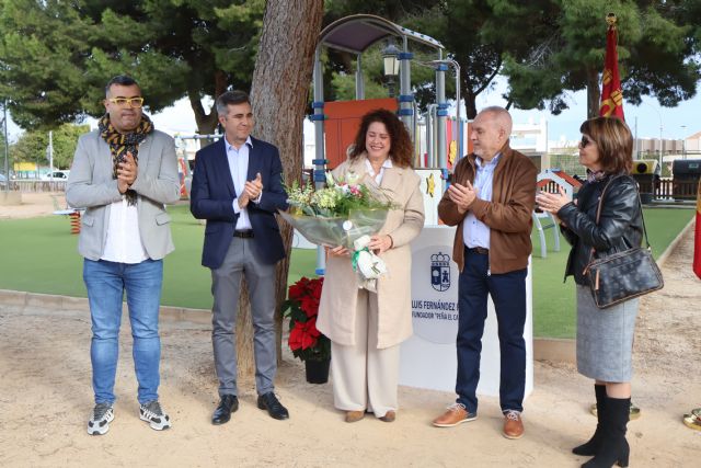 San Pedro del Pinatar rinde homenaje a Luis Fernández Roca con la inauguración de un parque en su memoria