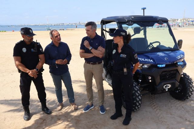 San Pedro del Pinatar incorpora un nuevo vehículo para reforzar el patrullaje en playas de Policía Local