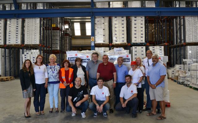 Zambú Higiene dona 2,5 toneladas de productos a Cruz Roja Mar Menor Norte