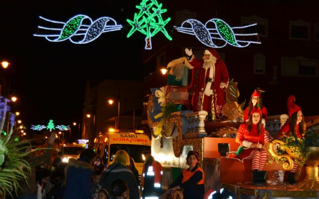 Papá Noel llega a San Pedro del Pinatar