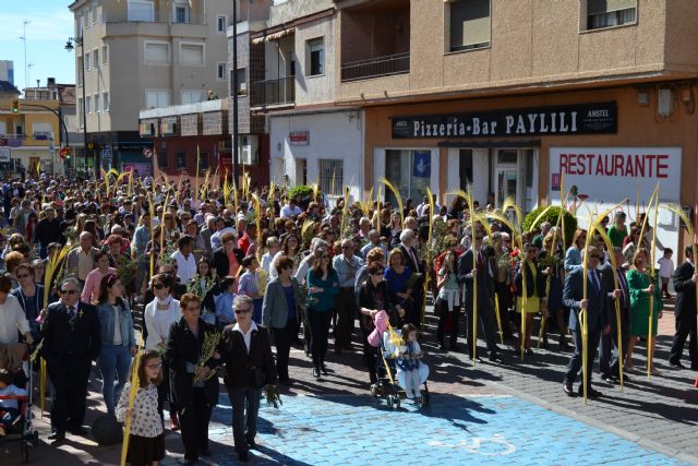 El municipio celebra el Domingo de Ramos con las procesiones de Las Palmas y la de Jesús Triunfante