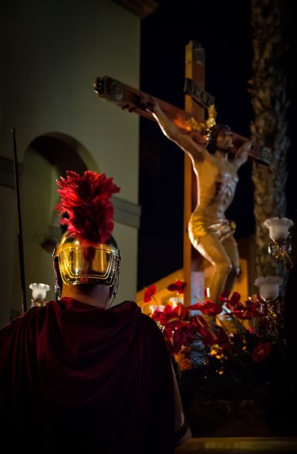 El Via Crucis del Cristo del Mar Menor protagoniza la imagen ganadora del concurso de fotografía de  Semana Santa