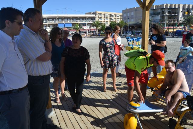 San Pedro del Pinatar mejora la accesibilidad en las playas de la mano de FAMDIF