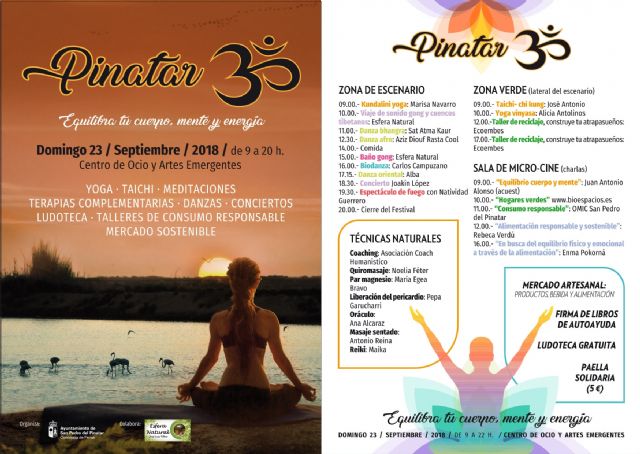 El festival multidisciplinar Pinatar O? rinde homenaje al sol en el equinoccio de Otoño