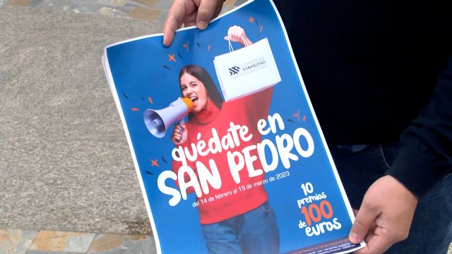 'Quédate en San Pedro' sortea mil euros en premios