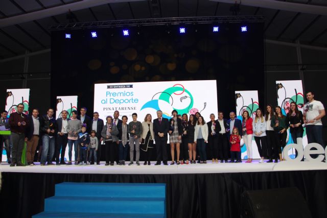Los III Premios al Deporte Pinatarense ensalzan la dedicación de deportistas, clubes y colectivos locales