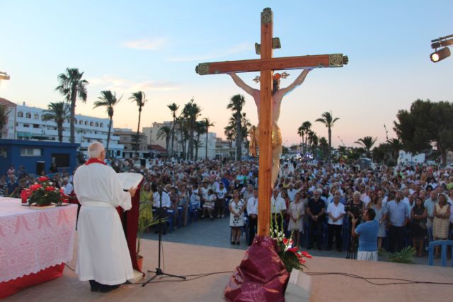 Lo Pagán celebra la misa en honor al Cristo del Mar Menor