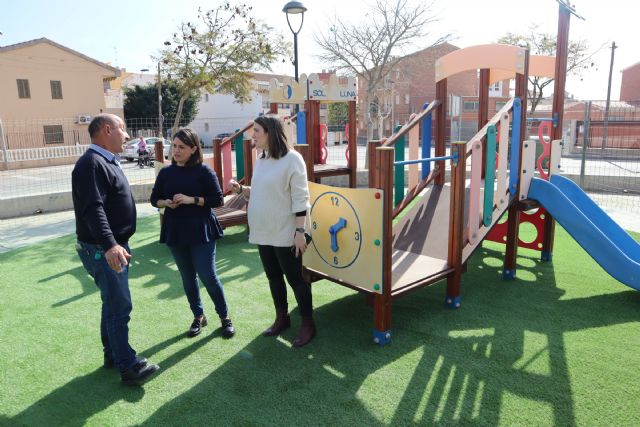 Mantenimiento Urbano reforma el parque de calle Cuenca en Lo Pagán