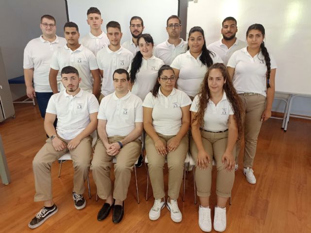 Alumnos del programa mixto E-Administración Pinatar Joven comienzan sus prácticas laborales en el Ayuntamiento